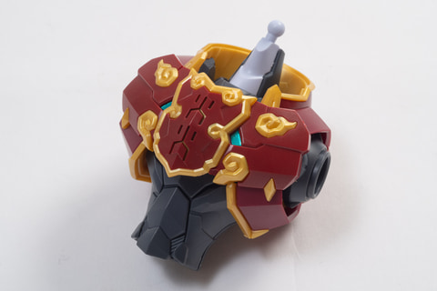 Assembling all the parts up to this point completes the chest. The gold trim is beautiful.