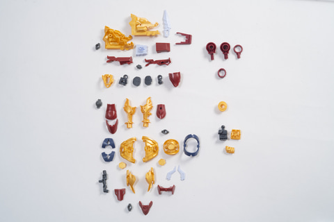 The arm parts are voluminous and were one of the highlights of this project.